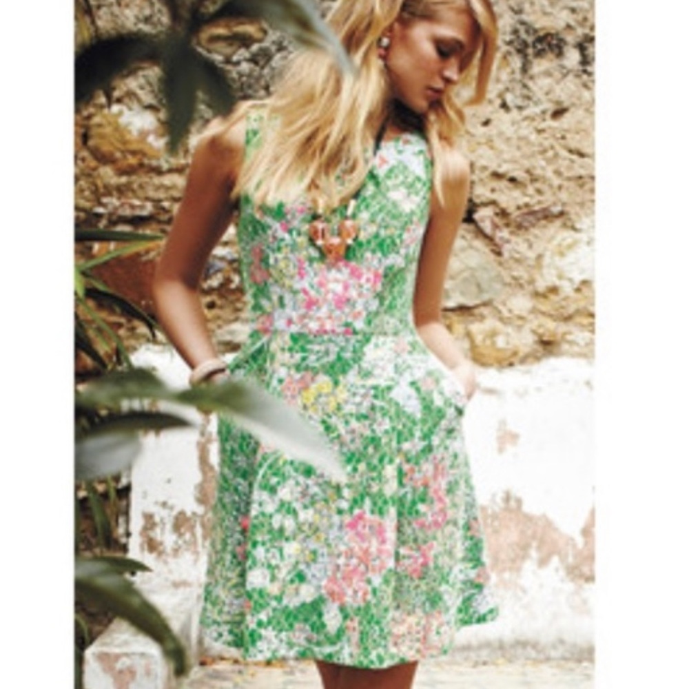 Anthropologie Maeve Green Cocktail dress